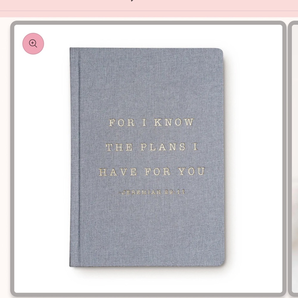 & Other Stories Gray Journal with Gold Text